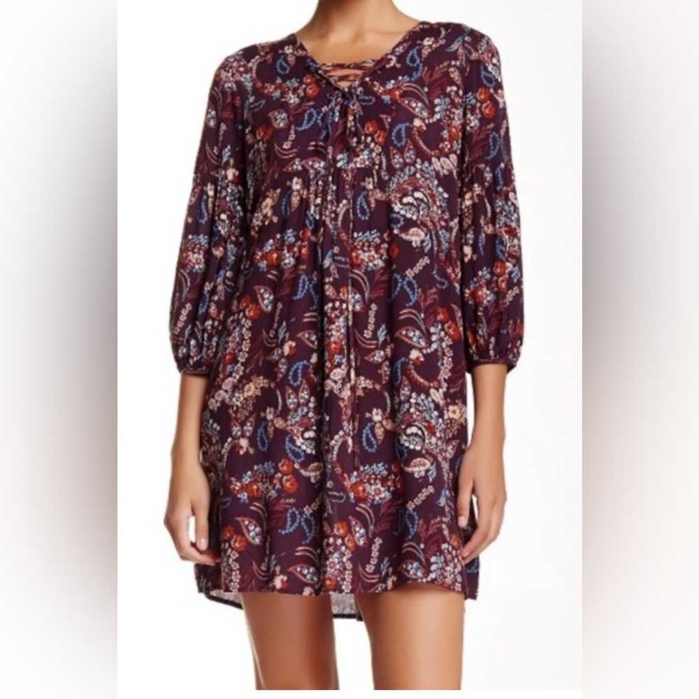 Anthropologie I RO+DE Boho Mini Dress
